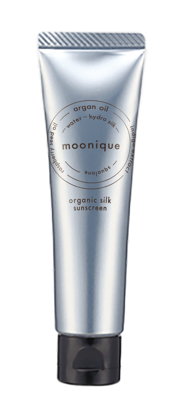moonique オーガニックシルク 日焼け止め 30g